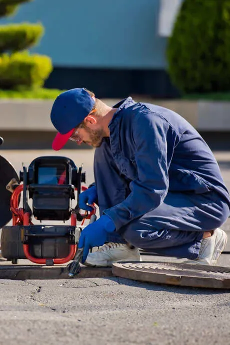 Sewer camera inspection
